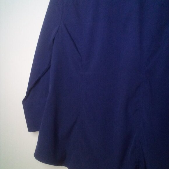 Est 1946 Cato Shirt Blouse S Women 3/4 Sleeve Button Up Pockets Blue - Picture 2 of 16